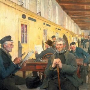 Old men house in Lubeck